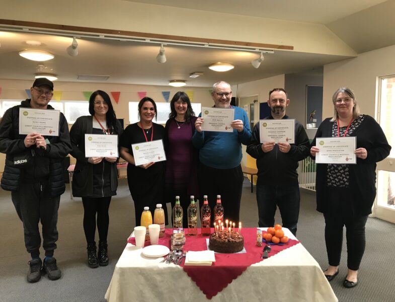 A group from Christ Church Bridlington Network Westhill Community with St Marks and @Emmanuel Church, Bridlington, who completed Mustard Seed's 'Stepping Up' programme in April 2024. A huge well done to (L to R) Nicky, Toni, Michelle, John, Phoenix and Jenni.