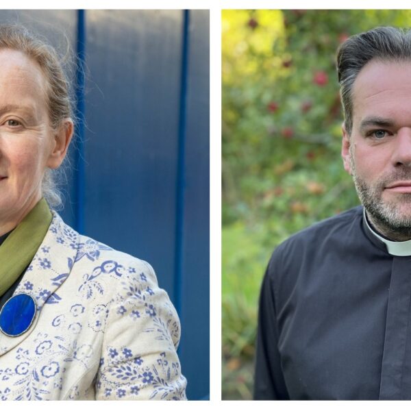 Left: the Revd Canon Dr Flora Winfield. Right: the Revd Barry Hill.