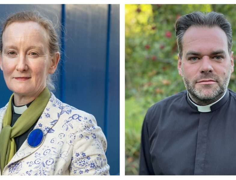 Left: the Revd Canon Dr Flora Winfield. Right: the Revd Barry Hill.