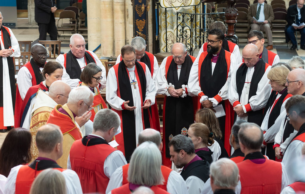 bishops pray for new bishops