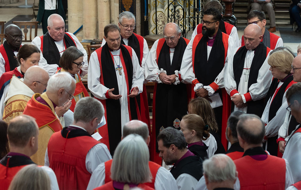 bishops pray for new bishops