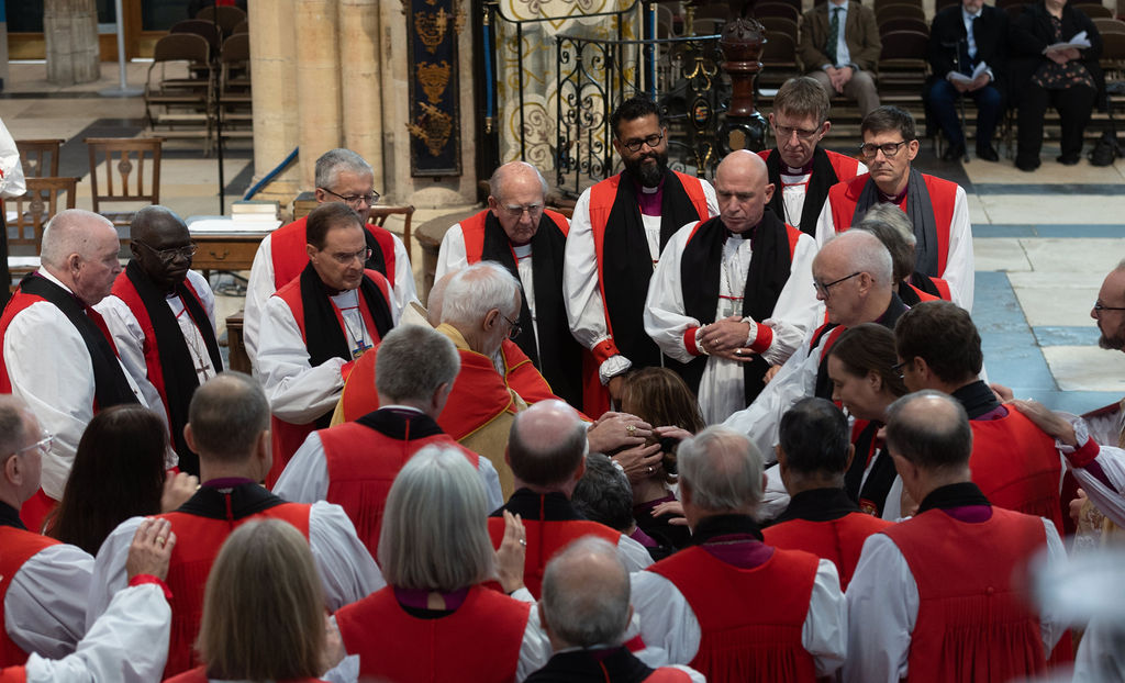 bishops pray for new bishops