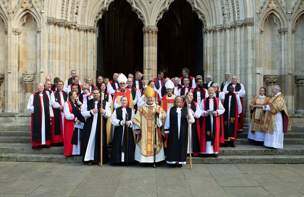 group of bishops outside york minster