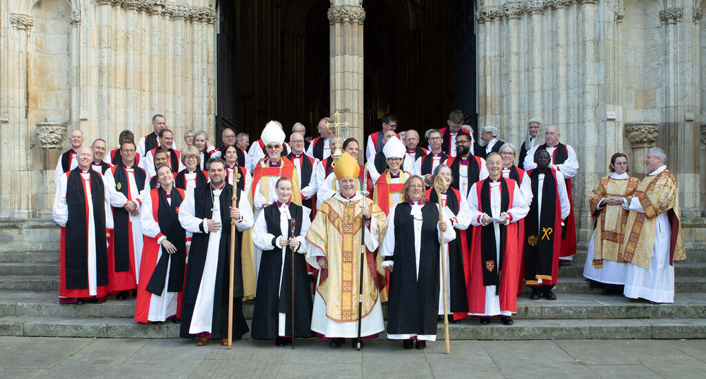 group of bishops outside york minster