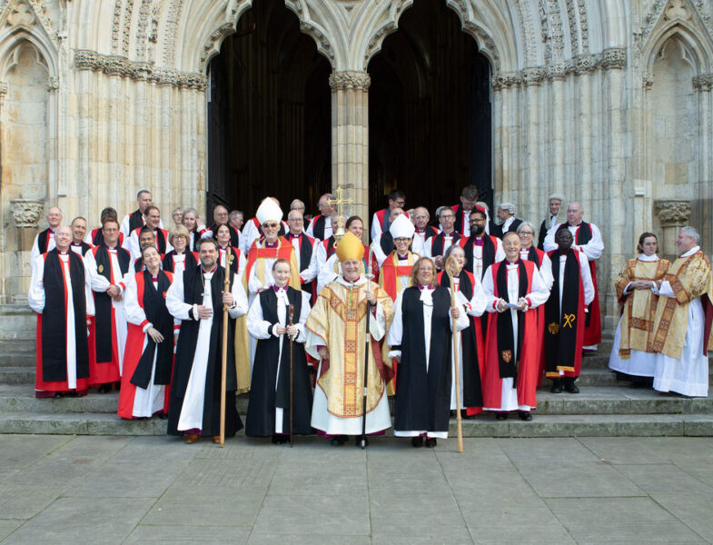 group of bishops outside york minster