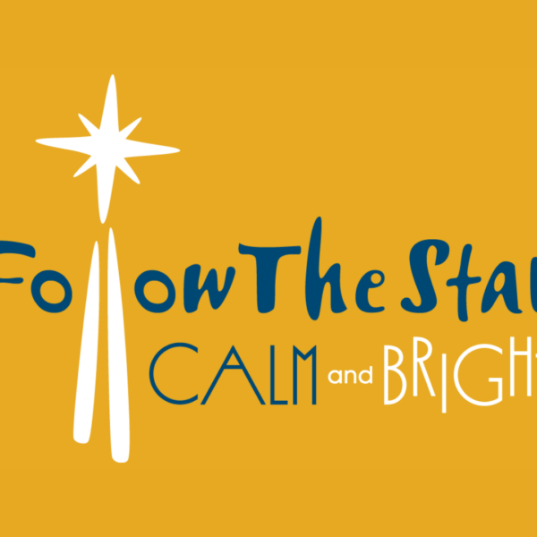 follow the star calm and bright text and logo