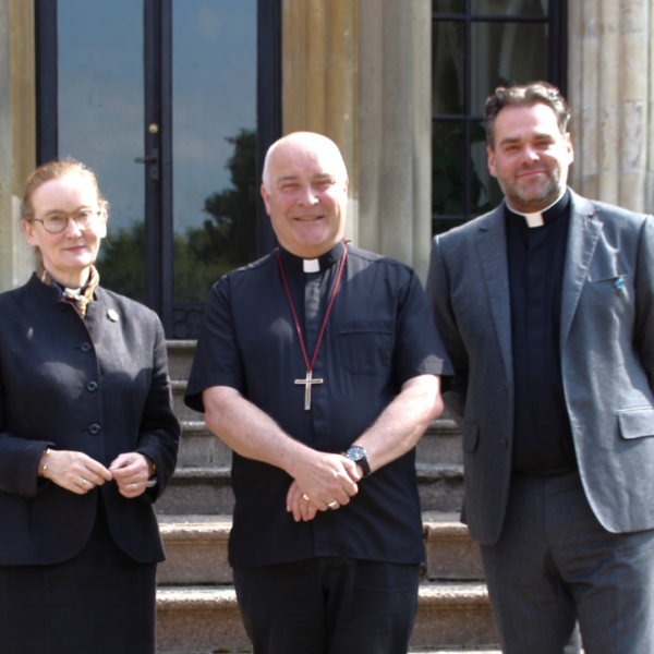 the bishops on steps of bishopthorpe palace