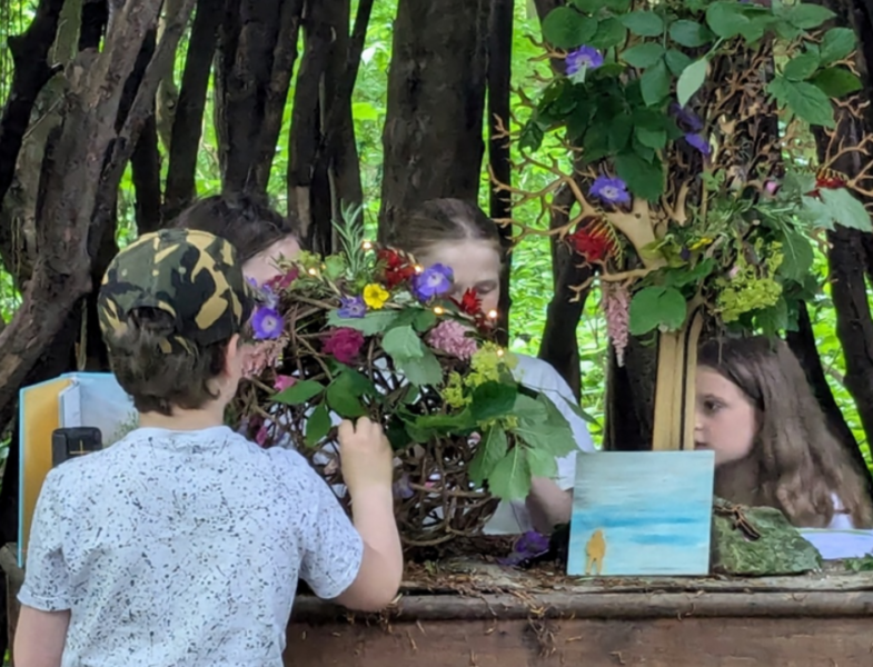 children playing outdoors