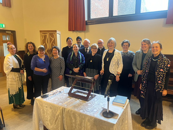 group photograph at york liberal jewish community celebration