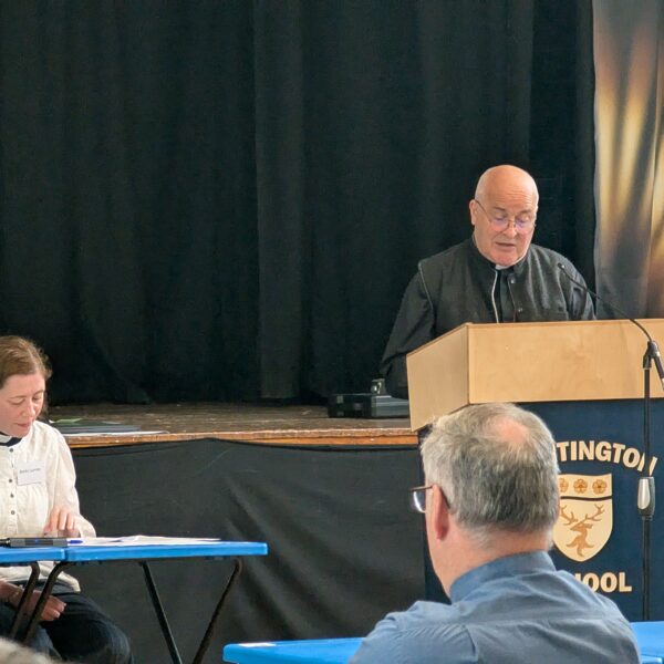 archbishop stephen at lectern