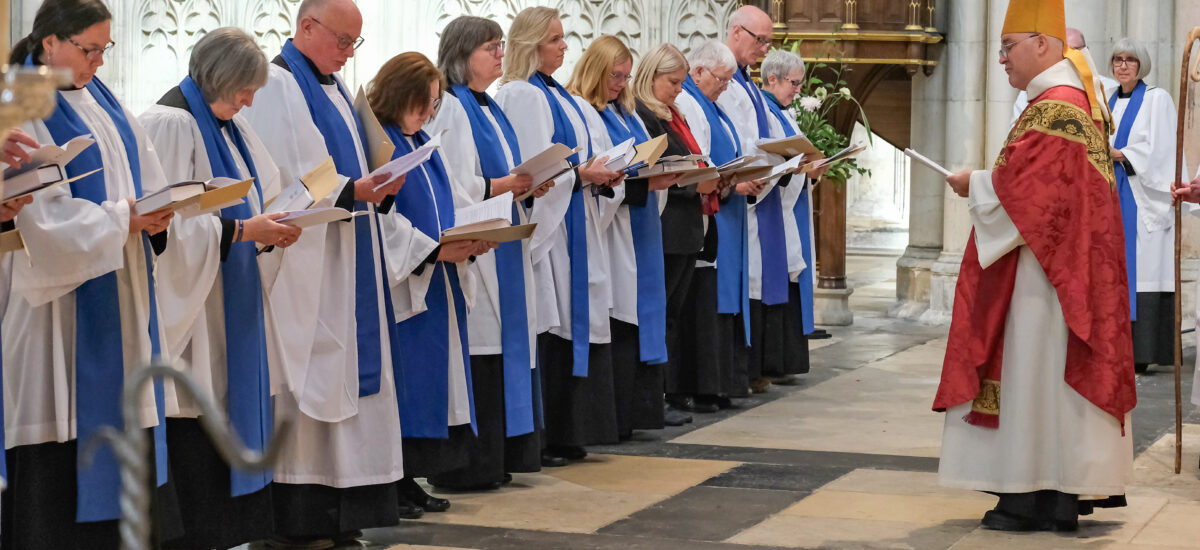 service inside york minster
