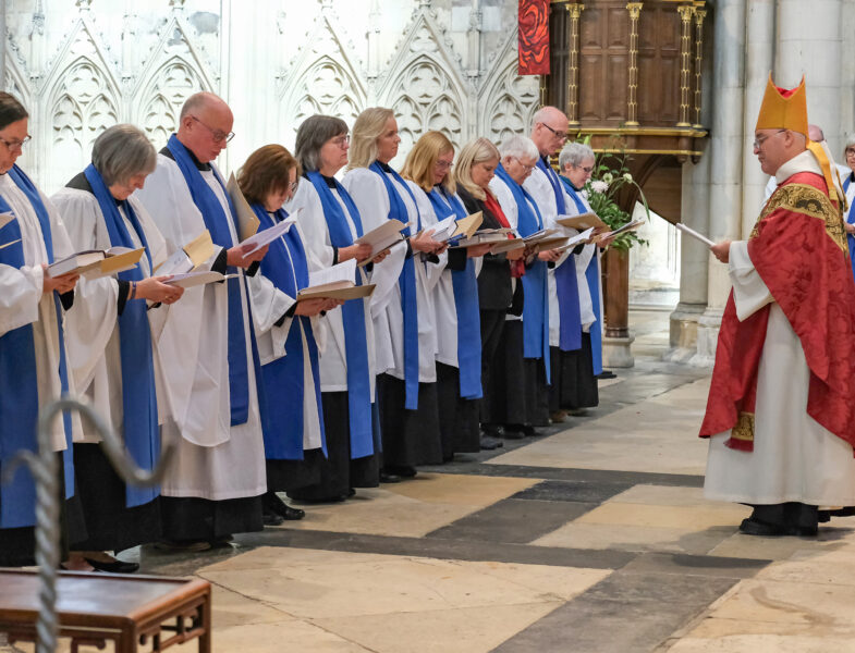 service inside york minster