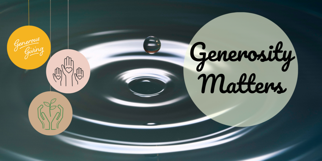 Generosity Matters Resource heading