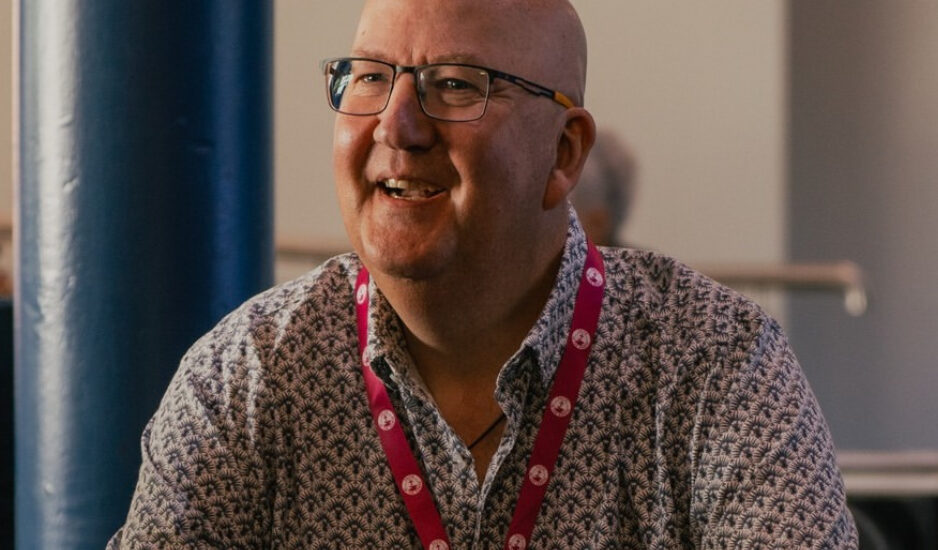 portrait photo of man smiling