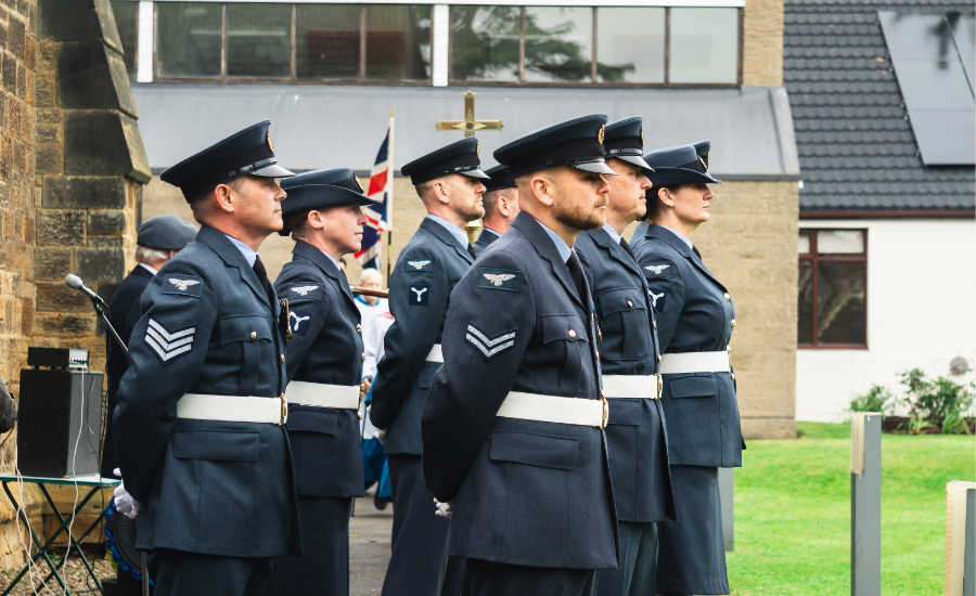 Great Ayton hosts service for RAF pilot buried 86 years after death