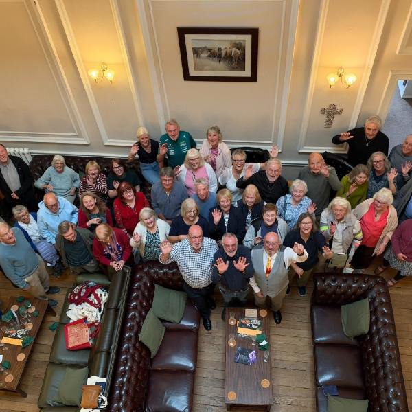 Members of the Revitalise cohort gather at Wydale Hall