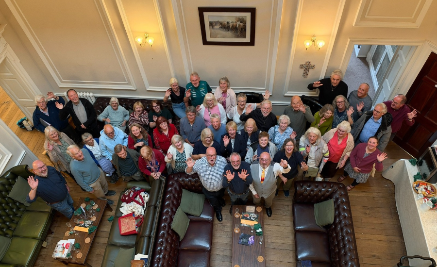 Members of the Revitalise cohort gather at Wydale Hall